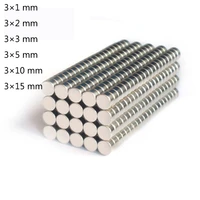 50 100pcs 3x13x23%c3%9733x53x103x15mm round magnet powerful magnet rare earth neodymium magnet n35 magnet