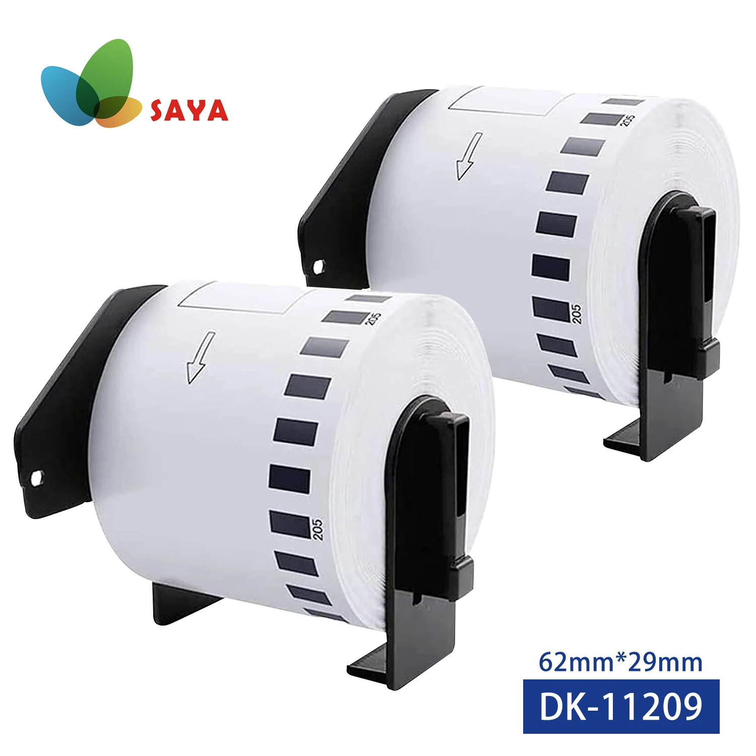 DK 1209 Thermal Paper DK-11209 Label 62mm x 29mm 800pages roll Continuous Compatible for Brother QL Label QL-500 QL-570 Printers