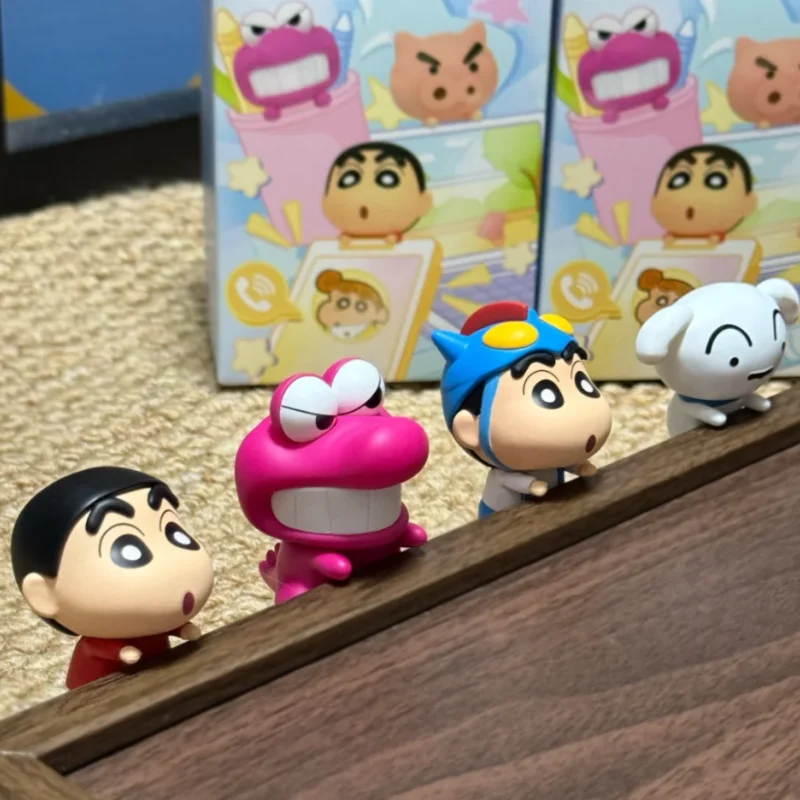 Фото Коллекционная фигурка Funism Crayon Shin Chan: миниатюрная аниме-фигурка в лежачей позе, трендовый аксессуар для приборной панели автомобиля №3