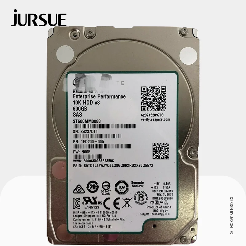

FOR Seagate 600GB SAS ST600MM0088 2.5" Internal HDD Hard Disk Drive