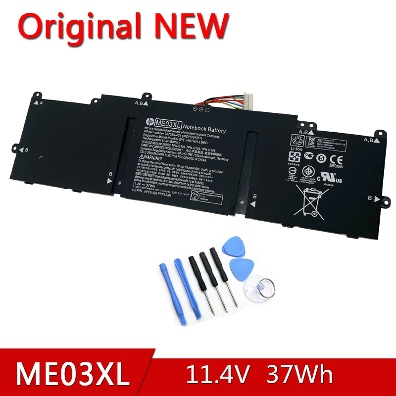 

ME03XL Original Battery For HP Stream 11 13 Series 11-d004TU d005TU d006TU HSTNN-UB6M TPN-Q154/Q155/Q156 787521-005 787089-421