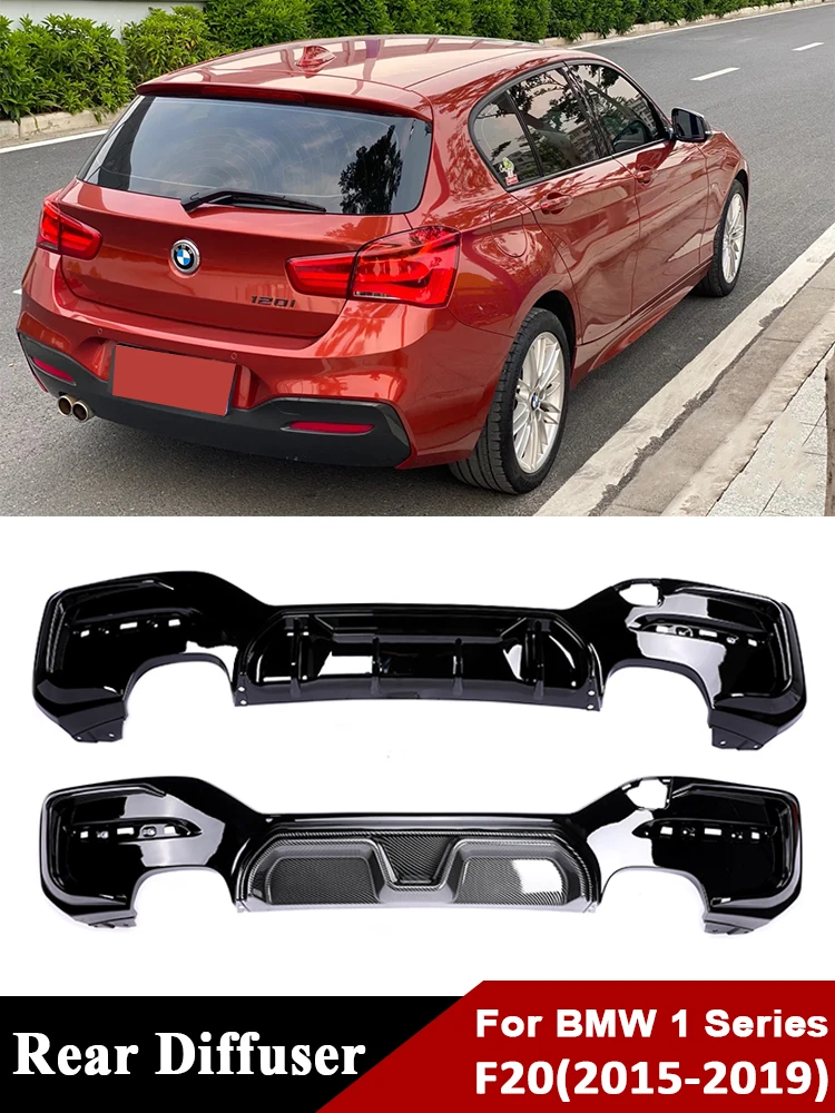 

For BMW 1 Series F20 F21 LCI 2015 -2019 M Sport M Tech Rear Bumper Diffuser CS Competition Style MP Diffusor Spoiler Lip Carbon