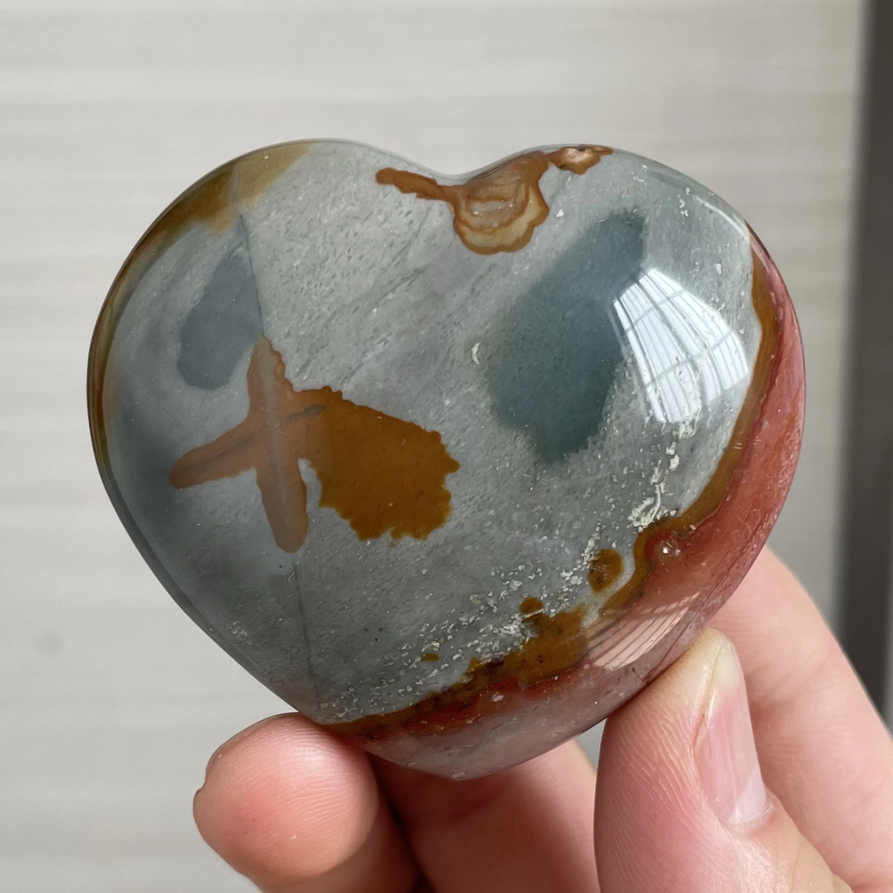 Натуральный океанский камень сердце аллеорическая любовь символ волшебник дух