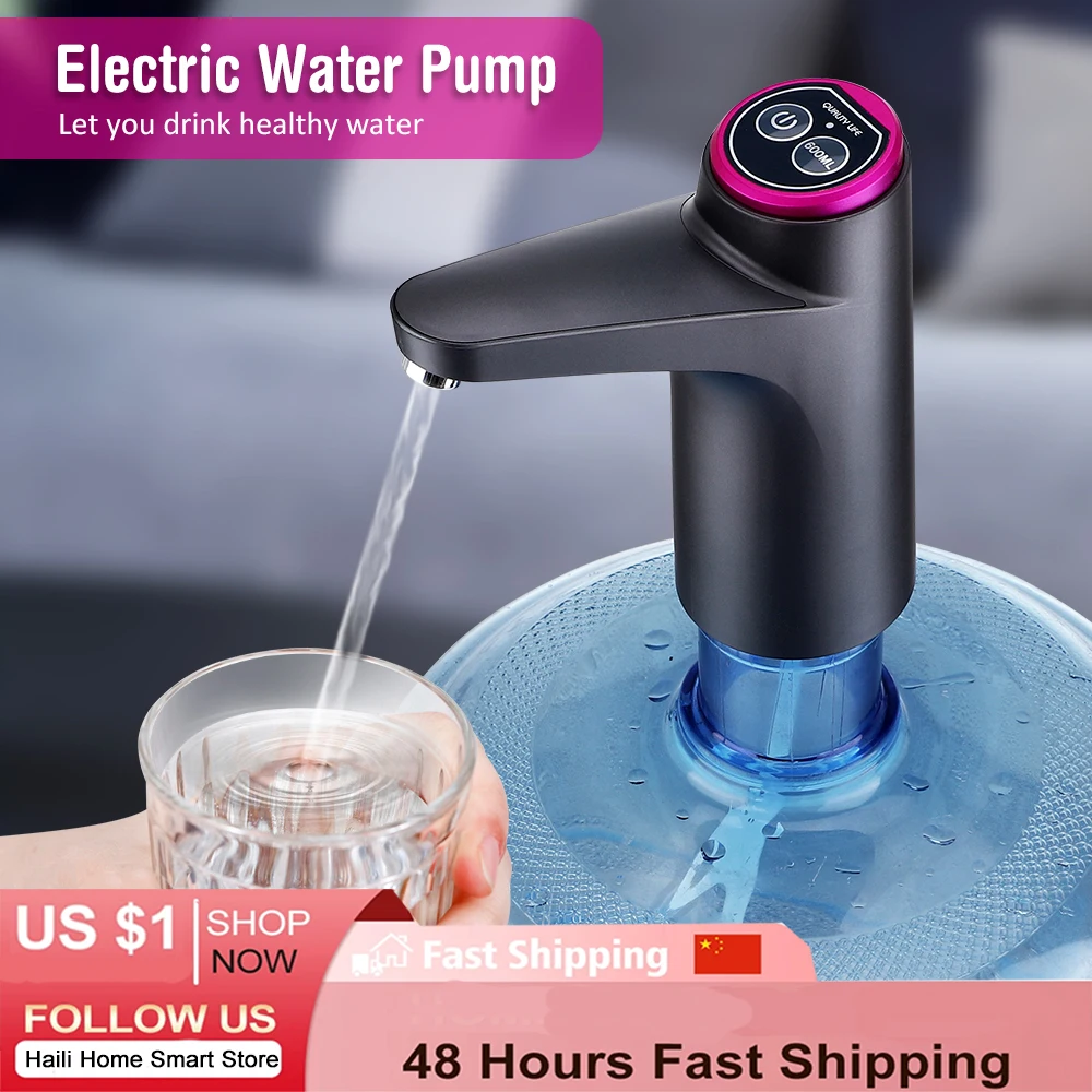 Automatic Electric Water Dispenser USB Smart Water Pump 19 Liters for Bottle Drinking Bottle Switch Water Treatment Appliances