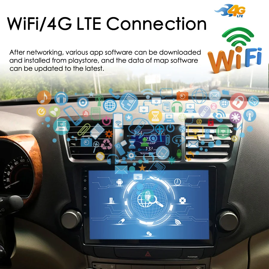 Автомагнитола 2 Din Android 12 с сенсорным экраном мультимедийный видеоплеер для Toyota