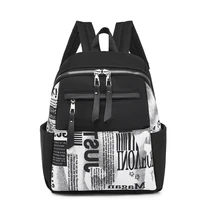 oxford backpack women black waterproof school bags for teenage girls fashion female laptop backpack high quality lady travel bag