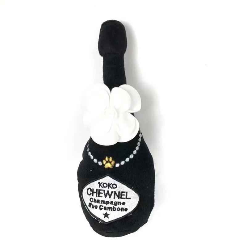 

Various Funny Pet Toy Creative Pet Toy Creative Wine Bottle Shape Bite-Resistant Pet Chew Squeaky Toys For Dog Cat Supplies