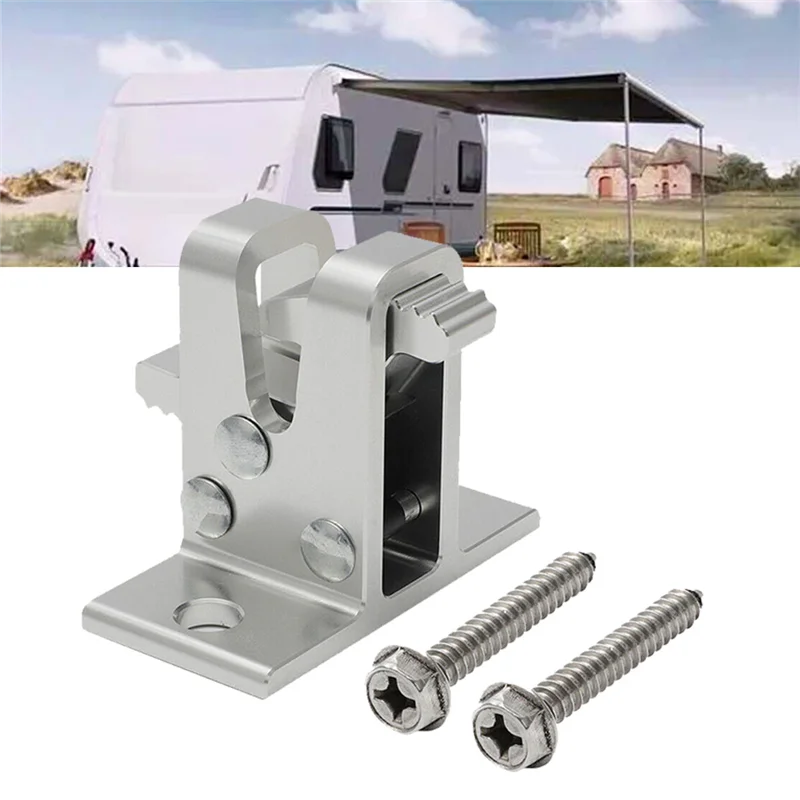 Универсальный нижний кронштейн тента для автофургона атласный алюминий Sunchaser II