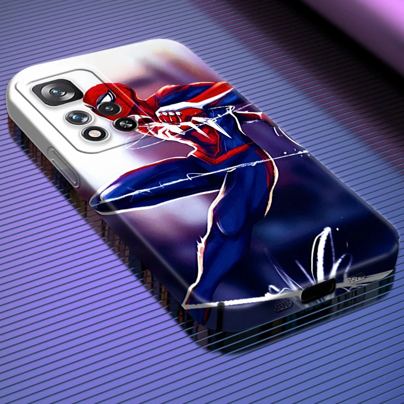 

Marvel Hero Spider Iron Man For Redmi Note 12 11 11T 10 10S Pro Plus 5G K60 K50 K40 K30 9A Feilin Film Hard Phone Case
