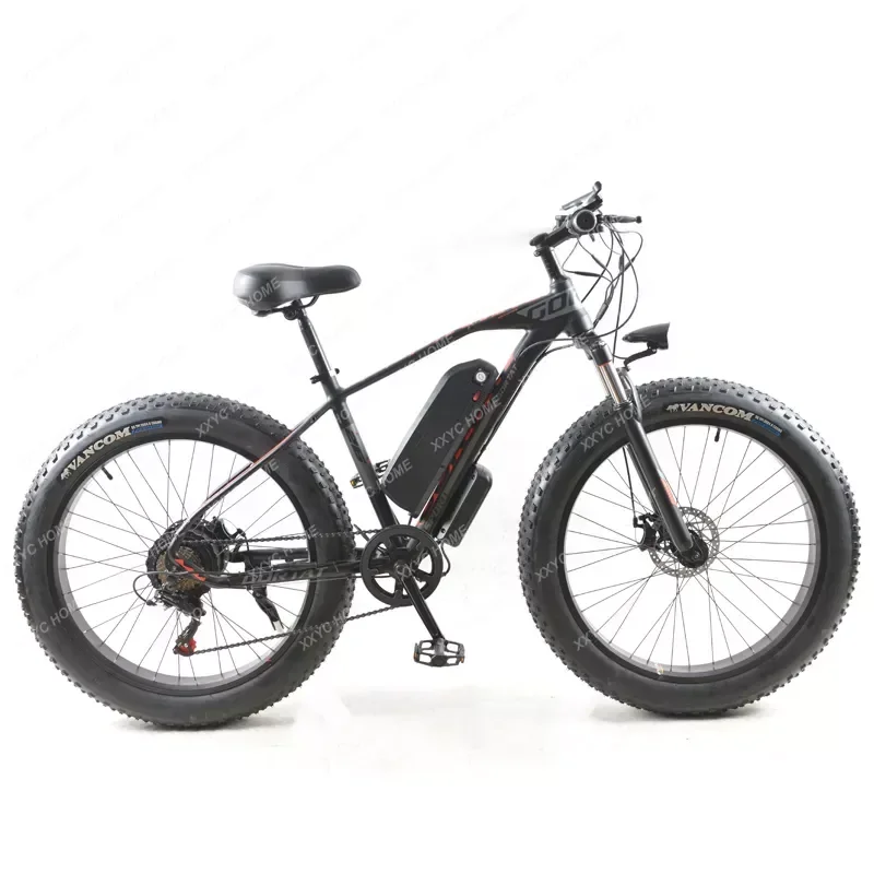 

1000W Electric Fat bicycle 48V lithium battery ebike electric mountain bike Beach Bikes Cruiser Electric Bicycles