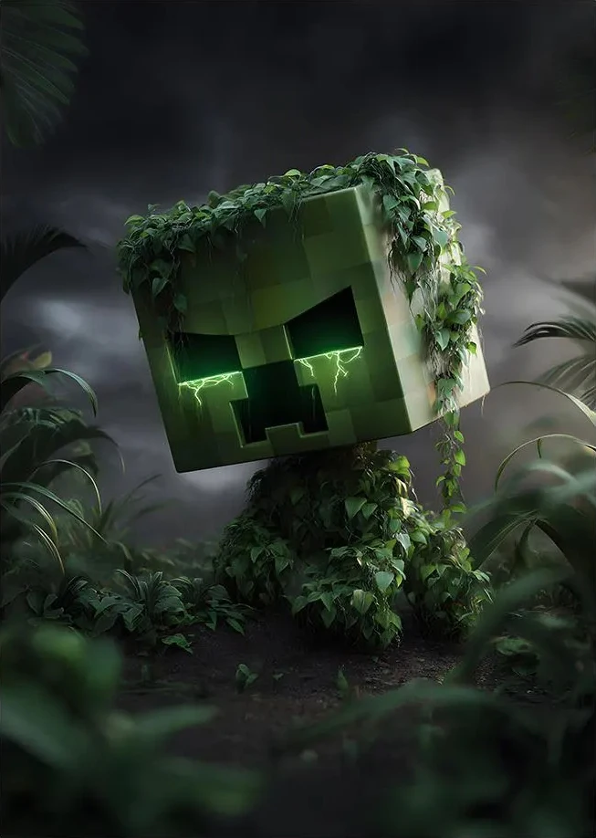 

Minecraft Постер на холсте