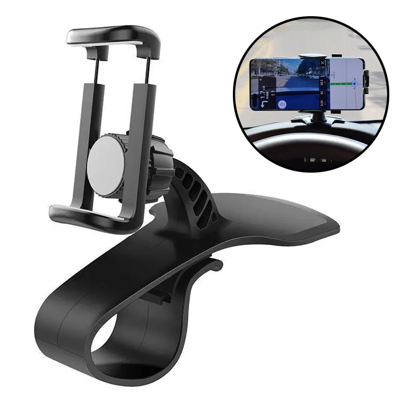 

Universal Dashboard Car Mobile Phone Holder Clip Mount Stand GPS Display Bracket Car Holder Support for iPhone Samsung Xiaomi
