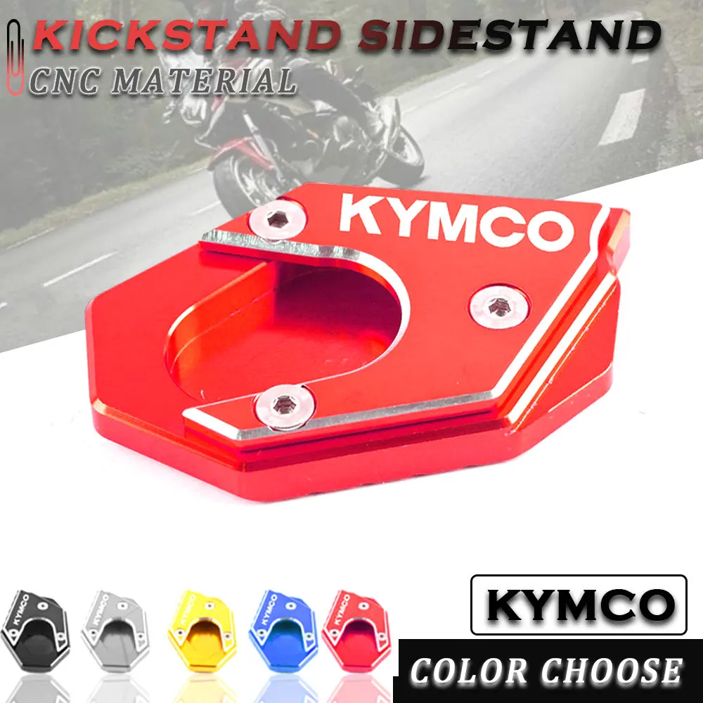 

Motorcycle Accessories Kickstand Sidestand Stand Extension Enlarger Pad for Kymco Xciting 250 300 350 400 400i Downtown CT250