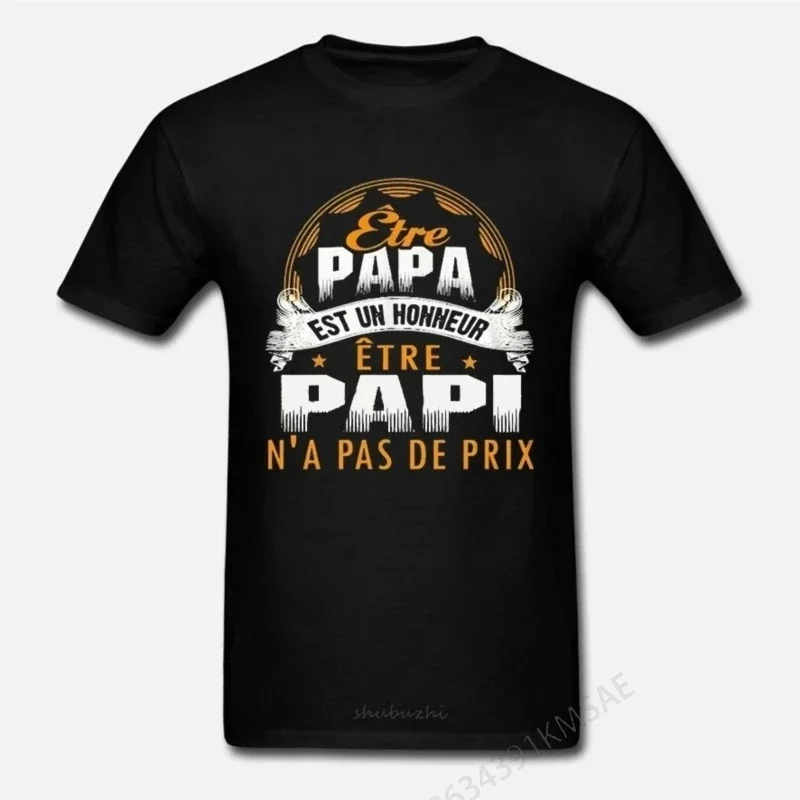 Последняя футболка Papi - Etre Papa Est Un Honneur Nɺ Pas De Prix Элегантная мужская брендовая