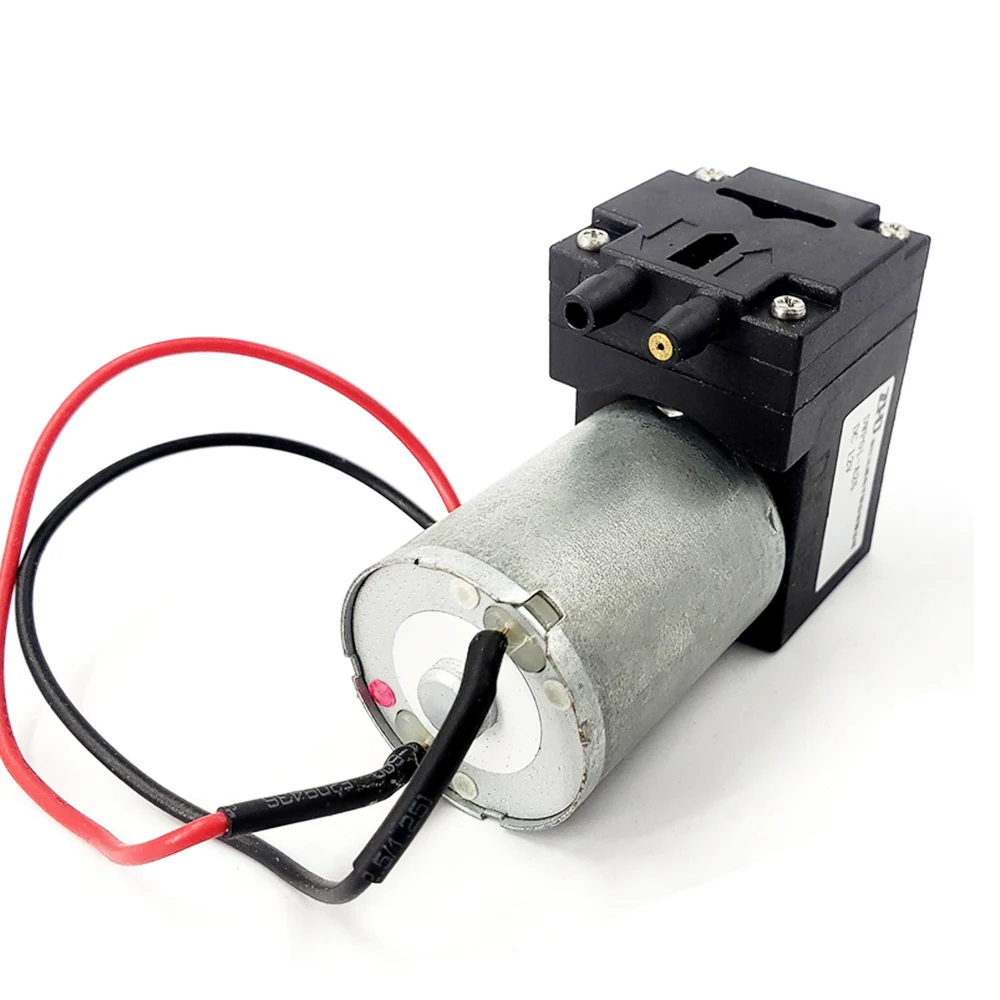 

370 Piston Air Pump Small Electric Vacuum Pump DC 12V Diaphragm Pump for Home Appliance Accessories Air Pump Large Flow 3-5L/Min