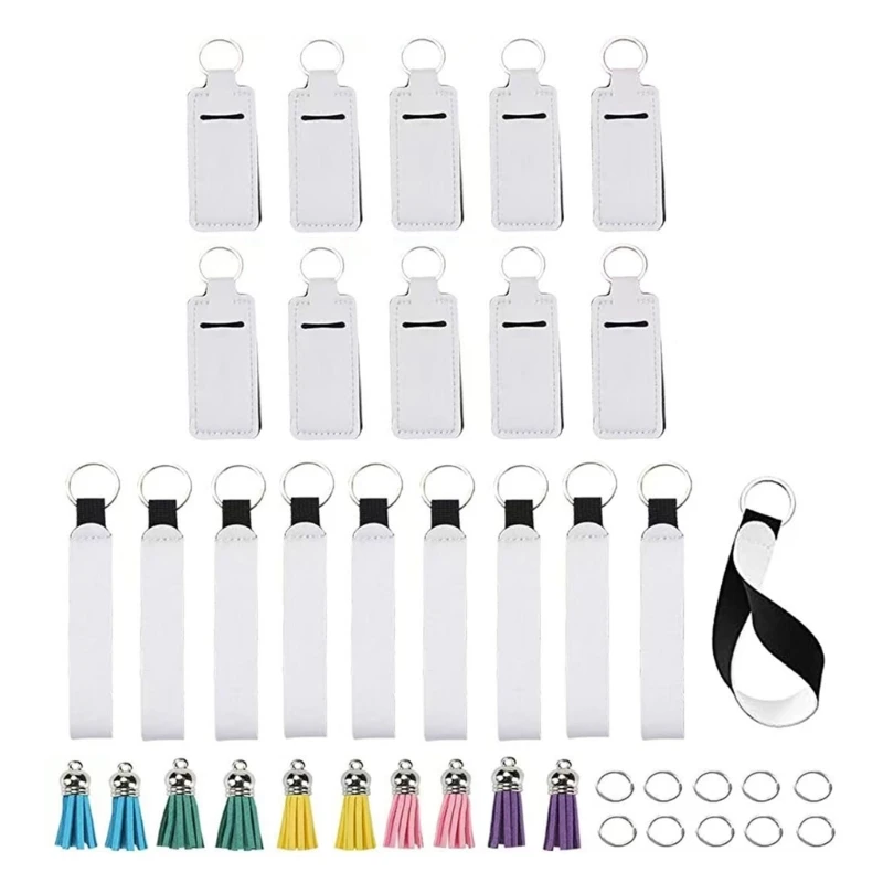 

Portable Pendant Keychain Hand Sanitizer Bottle Cover Lipstick Protective