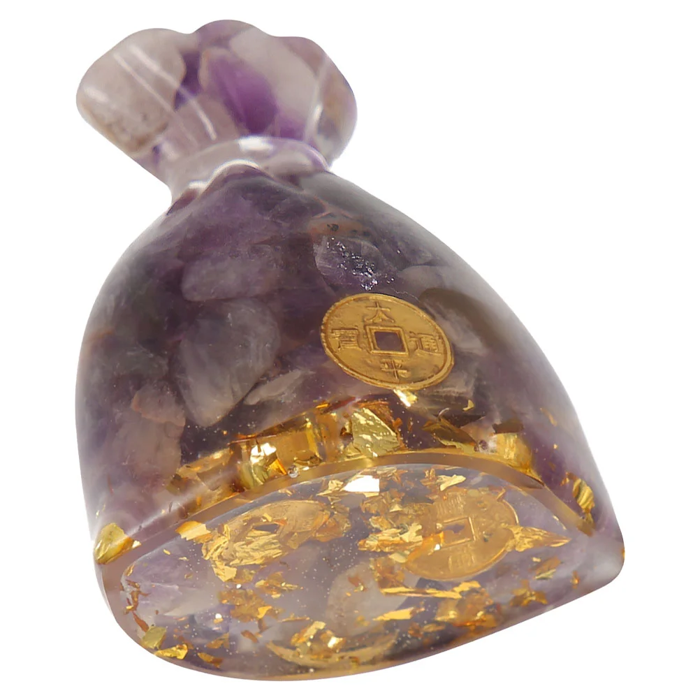 

Украшение для дома, украшение для дома, сумка для фотографий, реквизит, настольное украшение, фигурки, Кристальный мешочек для денег, украше...