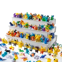 144pcsset pokemon 2 3cm no repeating pet collection pikachu squirtle bulbasaur vulpix eevee anime figures doll model child toy
