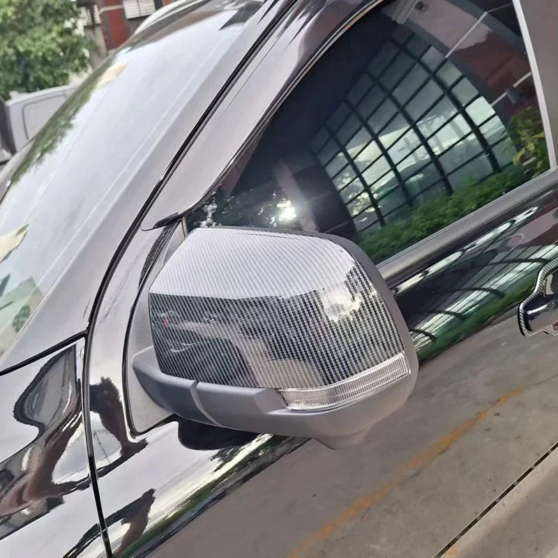 Для Ford Ranger T9 4X4 Everest 2023 2024 углеродное волокно боковое зеркало заднего вида крышка