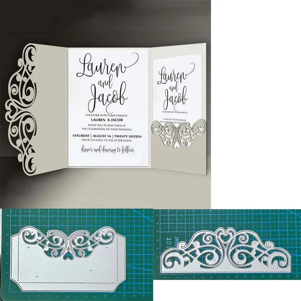 

Режущие штампы для изготовления скрапбукинга, поздравительной открытки, кромки, кружева, полые границы, металлические режущие штампы, зеркальный шаблон для тиснения