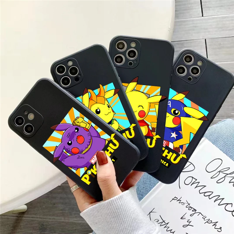 

Pokémon Anime Elf Phone Case For iPhone 11 13 12 Pro Max 12 13 Mini X XS XR MAX 5 6 6S 7 8 Plus Carcasa Funda Coque