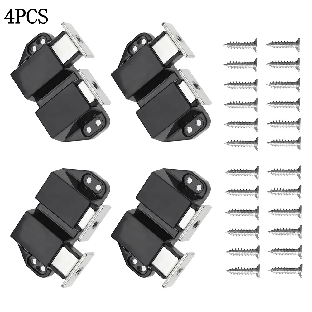 

68x35x16mm Black ABS Magnetic Push Open Latch For Door Cabinets Drawer Closet Wardrobe Home Improvement Cabinet Hardware