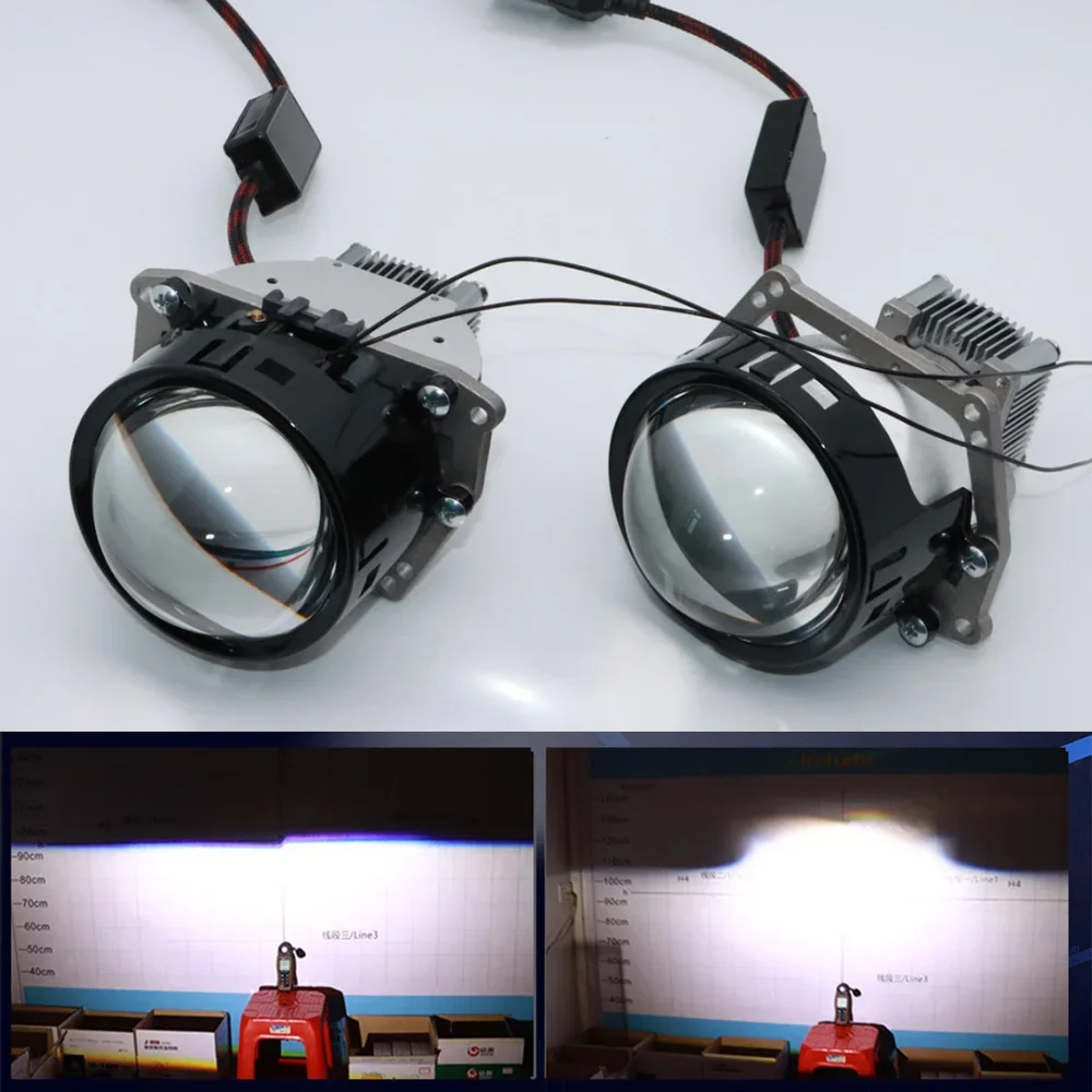 Высококачественная трехдюймовая проекционная линза H4 Bi светодиодный