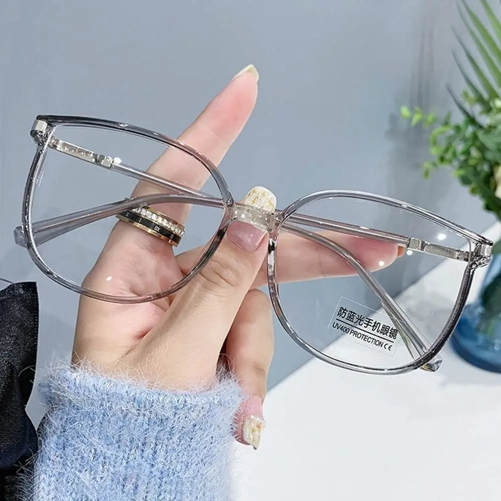 

Square Oversized Anti-Blue Light Reading Glasses Women Men TR90 Frame Presbyopia Eyeglasses Fashion Glitter Magnifying Eyewear