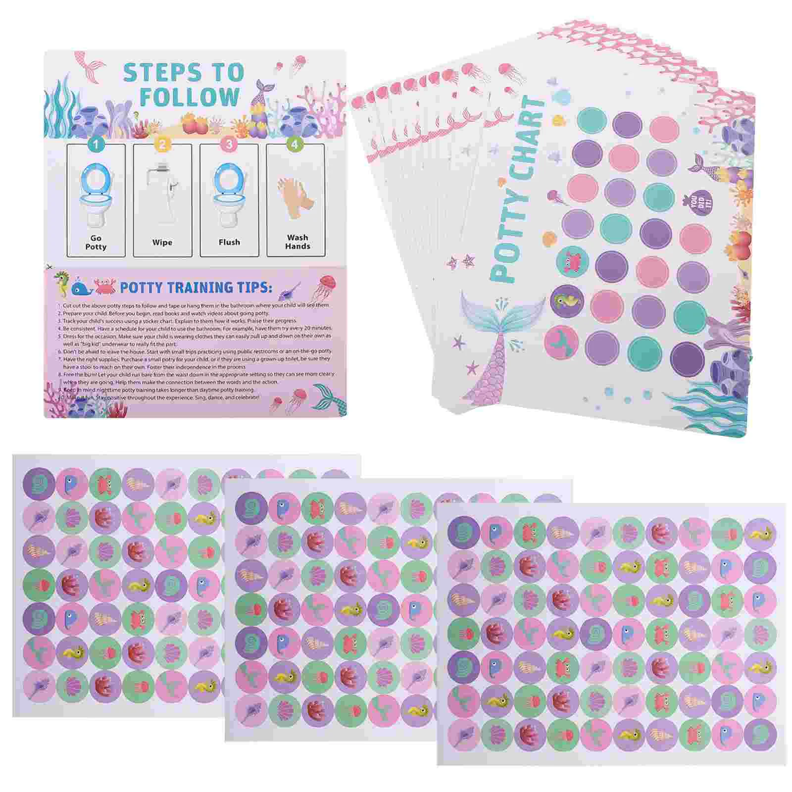 Наклейки для приучения к горшку наклейки детей таблица животных с динозаврами и