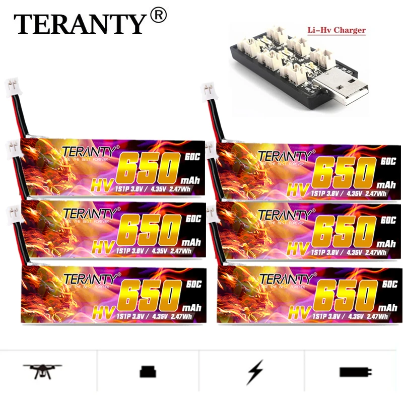 

GNB 1S 650 мАч 3,8 в 60C/120C 4,35 в HV Lipo батарея + зарядное устройство PH2.0 разъем для Tinyhawk Snapper7 E010 M80S Tiny7 Beta85 Дрон