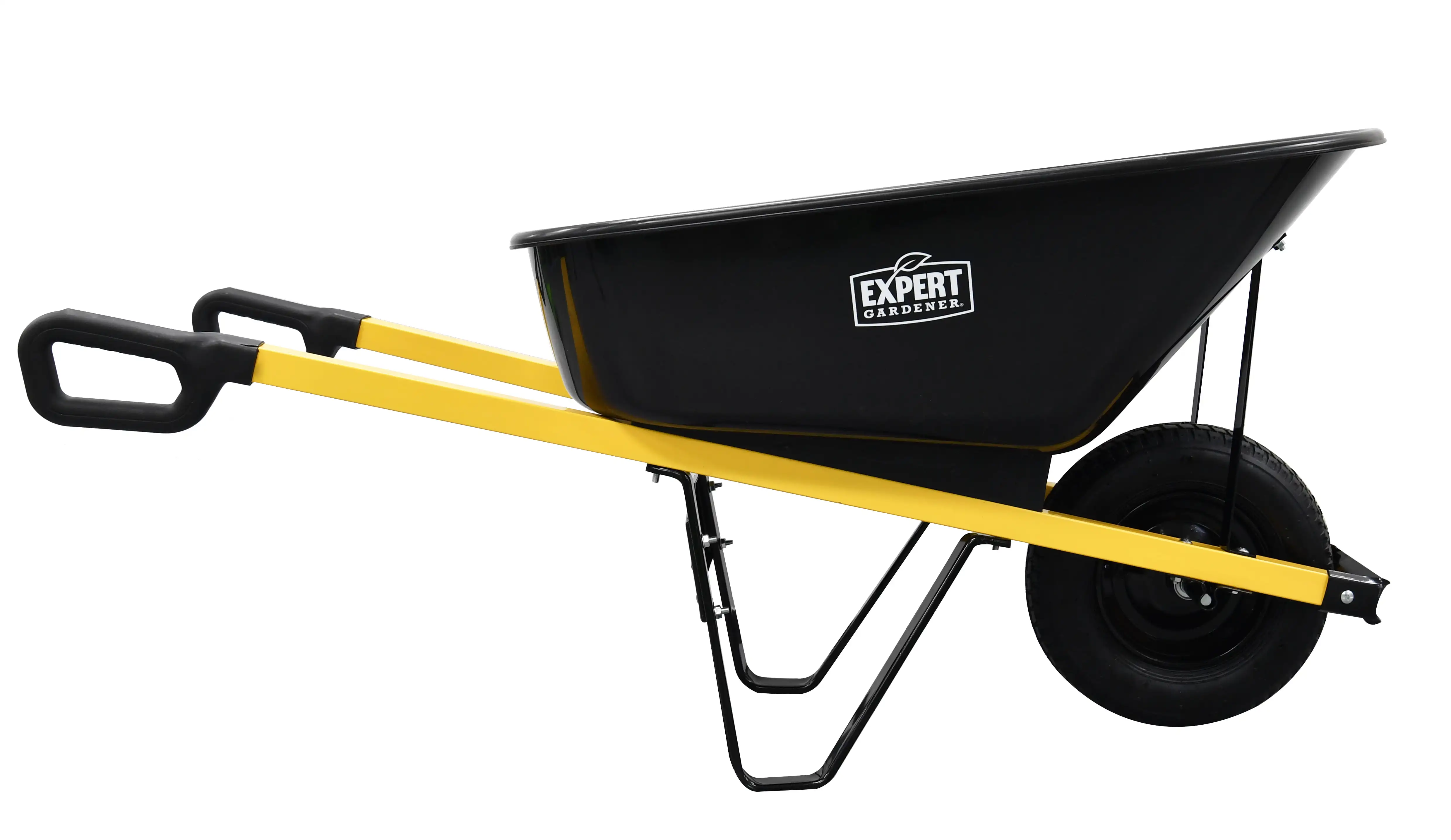 

6 Cu. ft. Wheelbarrow with Ergo Handles - Efficient and Comfortable Solution for Yard Work