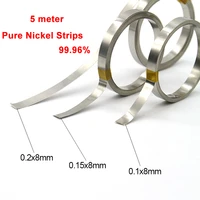 5 meter pure nickel strip 99 96 for li 18650 battery spot welding machine welder equipment nickel belt for battery packs