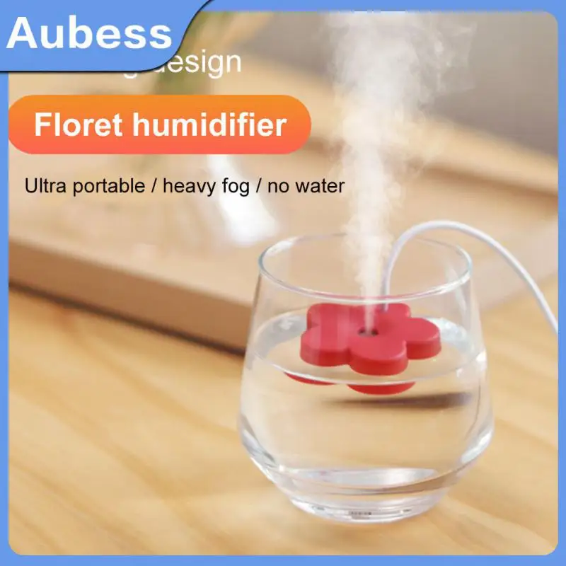 

Portable Mist Maker Quiet Humidification Flower Design Air Humidifier Car Air Fresher Usb Water Mist Diffuser Intelligent Timing