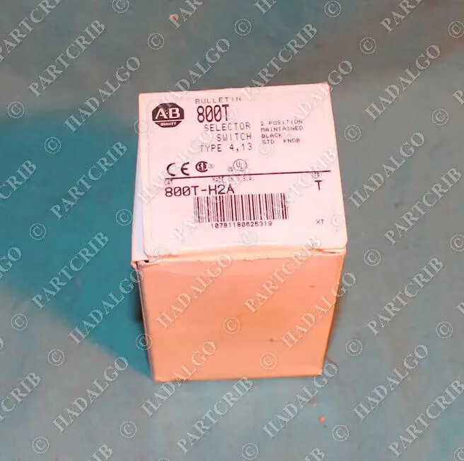 

Allen Bradley, 800T-H2A, 2 Position 2Pos Selector Switch Black Ser.T NEW