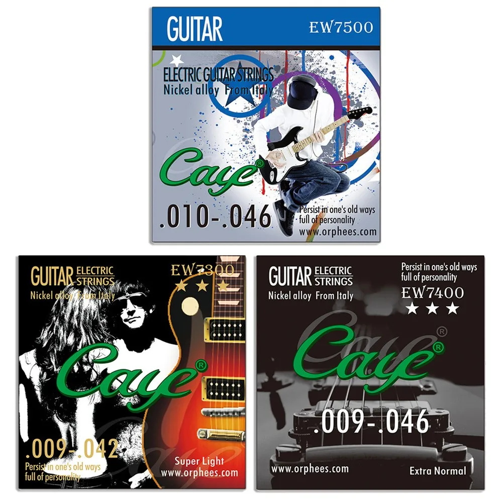 

Strings Set For Orphee Caye EW Electric Guitar Cord Metal Rock Hexagonal Carbon Steel EW7300 EW7400 EW7500 Guitarra ​Musical