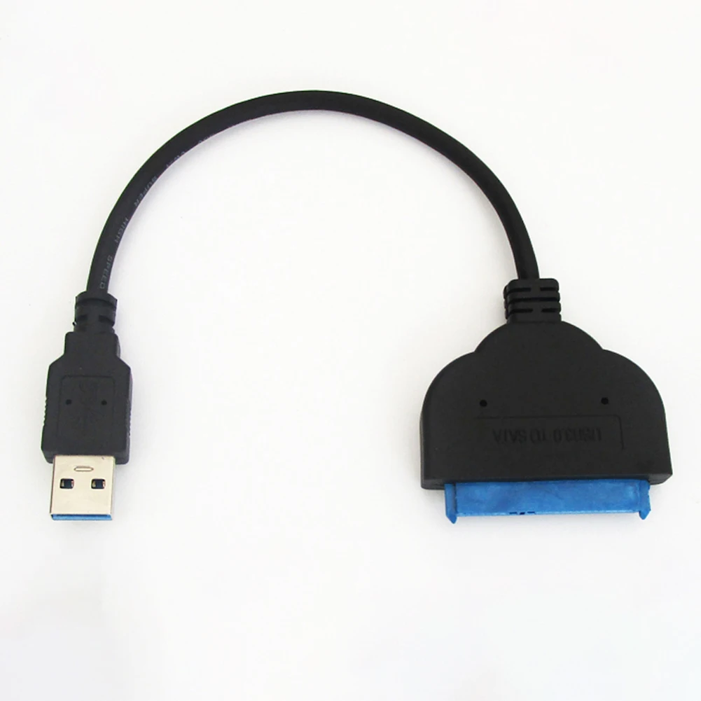 

USB 3.0 To 2.5 SATA 3 Hard Drive 22 Pin Adapter Cable UASP Converter For SSD HDD Compliant With USB 3.0 Specification