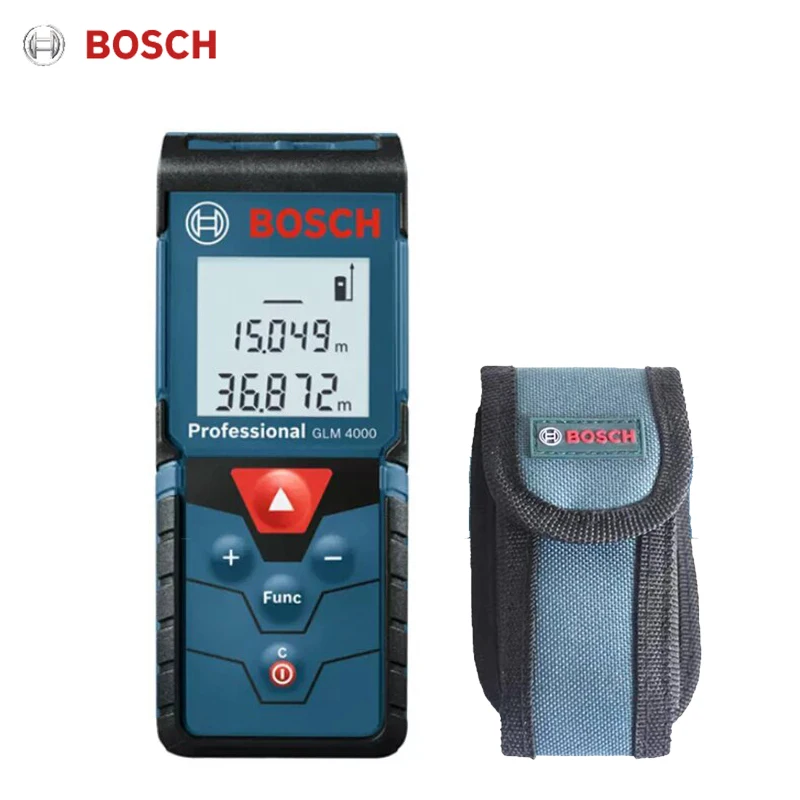 

Bosch GLM 4000 Laser Range Finer Digital Tape Measure Distance Meter 40M Profesional Rangefinder Ruler Instrument and Canvas Bag