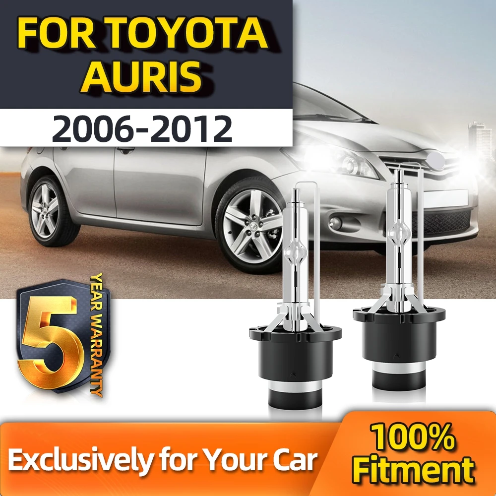 

Crossfox 12V Auto Xenon Lamp D4S 2Pcs 35W 6000K Headlight Replacement For Toyota Auris 2006 2007 2008 2009 2010 2011 2012