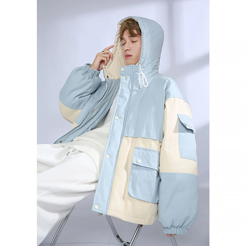 

Classic Style Thicken Jacket Men Warm Parkas Bubble Coat 2023 Winter and Autumn Streetwear Vintage Oversize Puffer Jacket A133