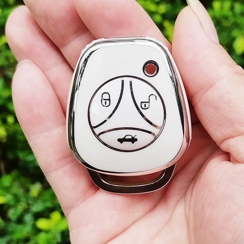 2024 высококачественный чехол для автомобильного ключа из ТПУ комплект