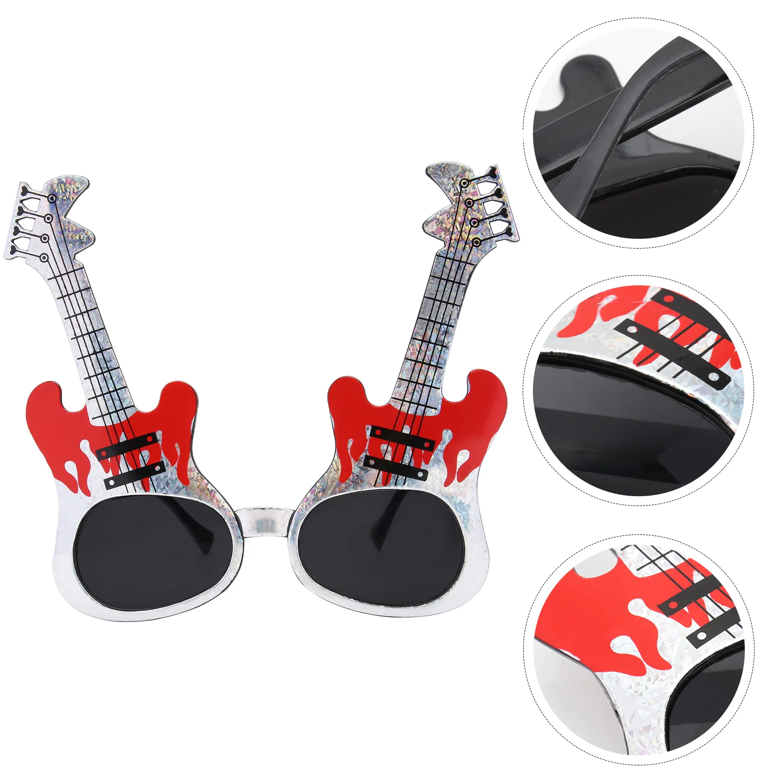 

1PC Eyeglasses Creative Funny Guitar Eyeglasses for Funny Masquerade Kids Party