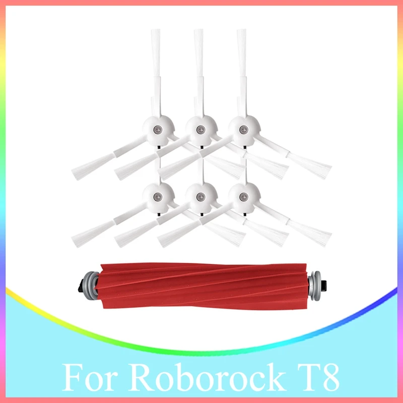 

Replacement Parts Main Brush Side Brush For Roborock T8 Robot Vacuum Cleaner Accessories Kits