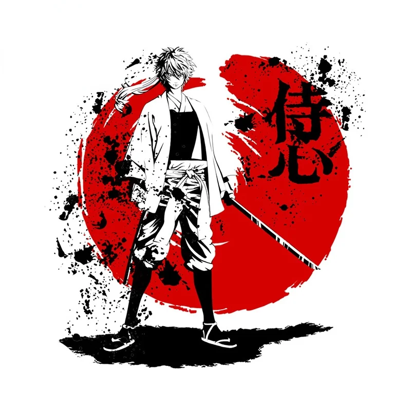 Автомобильная наклейка OFK индивидуальный самурайский воин автомобиль ПВХ