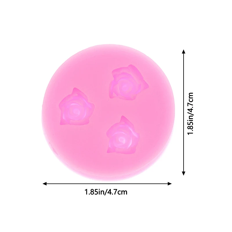 3-полая мини-цветок розы силиконовая форма сделай сам помадка шоколад сахар сыр
