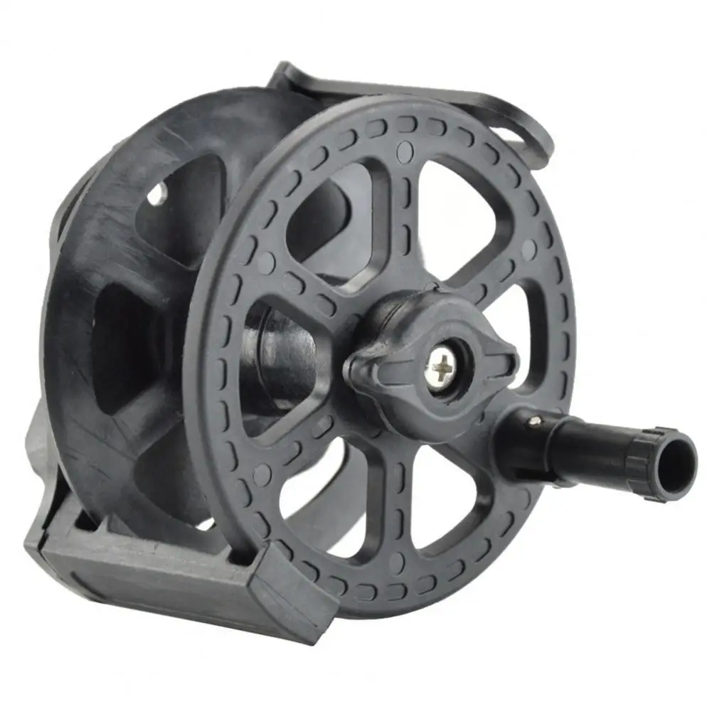 Fishing Reel Foldable Handle Fishing Line Wheel Smooth Sliding Hand Reel Adjustable Spear Fishing Line Wheel Fishing Tool