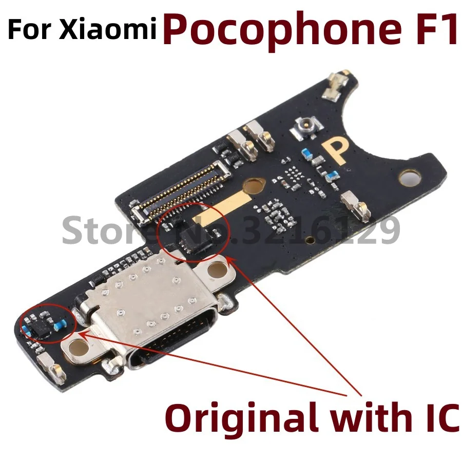 Для Xiaomi Pocophone Poco F1 X3 Pro NFC USB-док-станция, плата порта зарядки с разъемом для микрофона, гибкий кабель (art.: 3920ce0469faa) - 3920ce0469faa