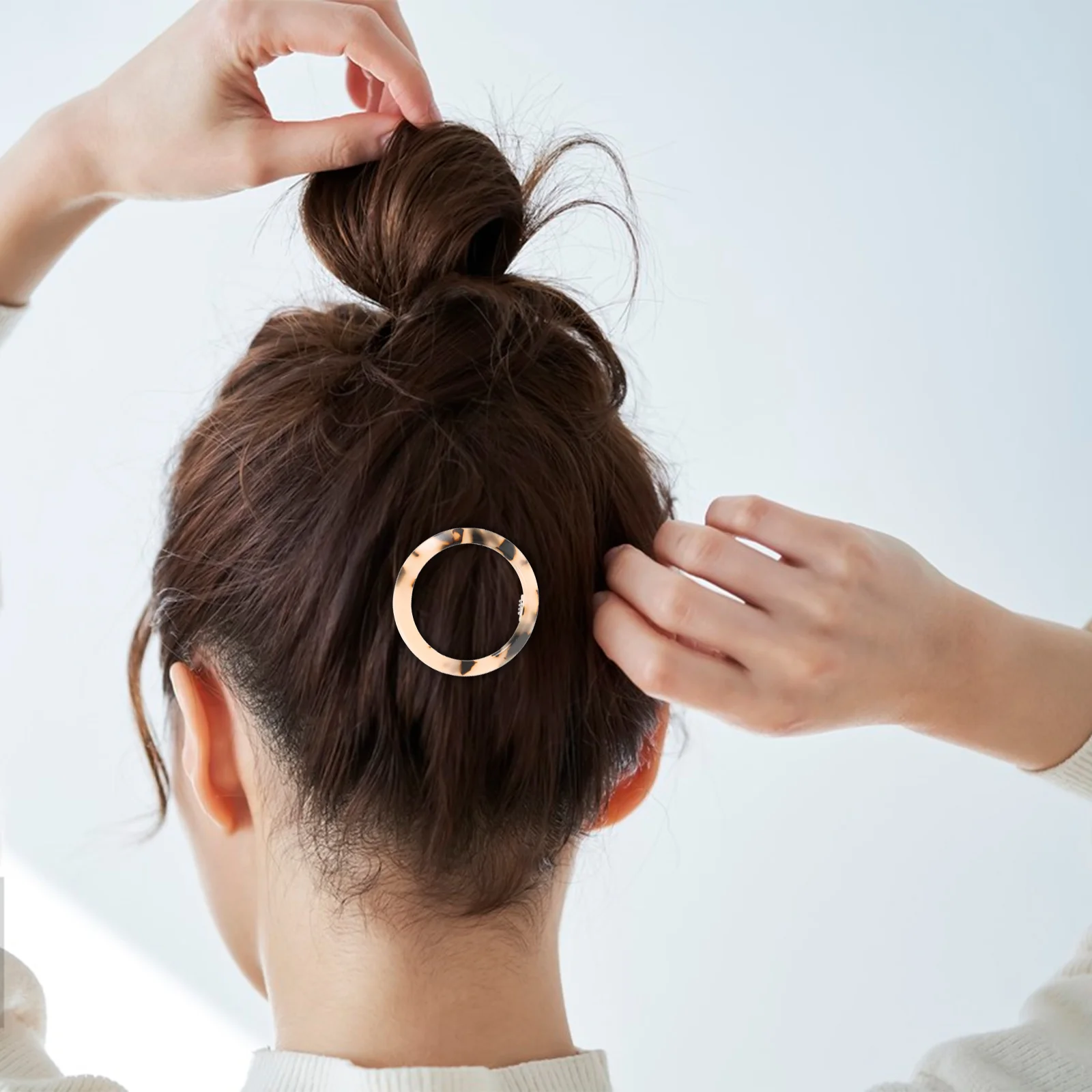 Модные женские блестящие смоляные заколки для волос геометрические аксессуары