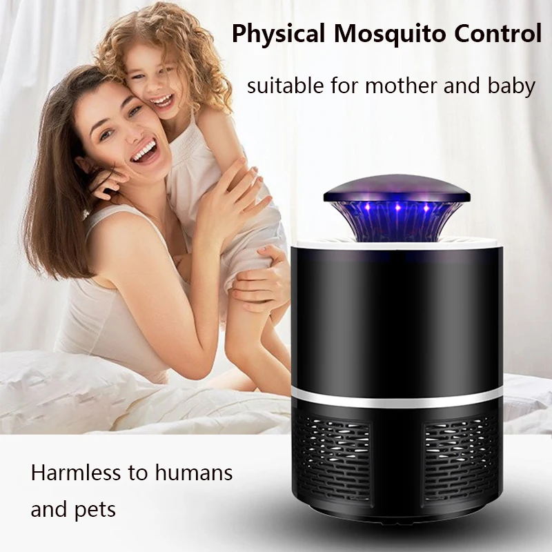 Electric Mosquito Repellent Lamp With Anti-mosquito Fan USB Fly Killer LED Insect Repeller Home Extractor For Outdoor |