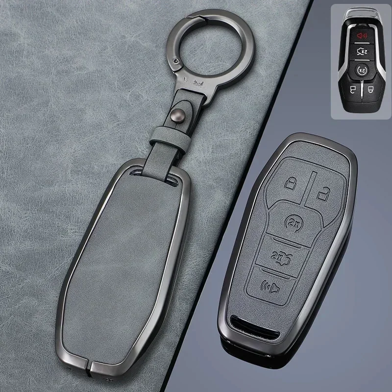 Чехол для ключей от автомобиля брелок Ford Fusion Mondeo Mustang F-150 Explorer Edge 2015 2016 2017 2018
