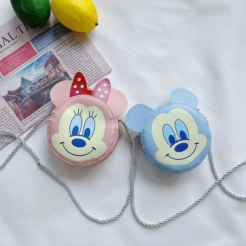 Сумка-мессенджер из ПУ кожи для девочек Микки Маус и Минни мультфильма Disney